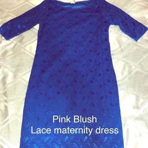 Pink Blush Maternity Dress